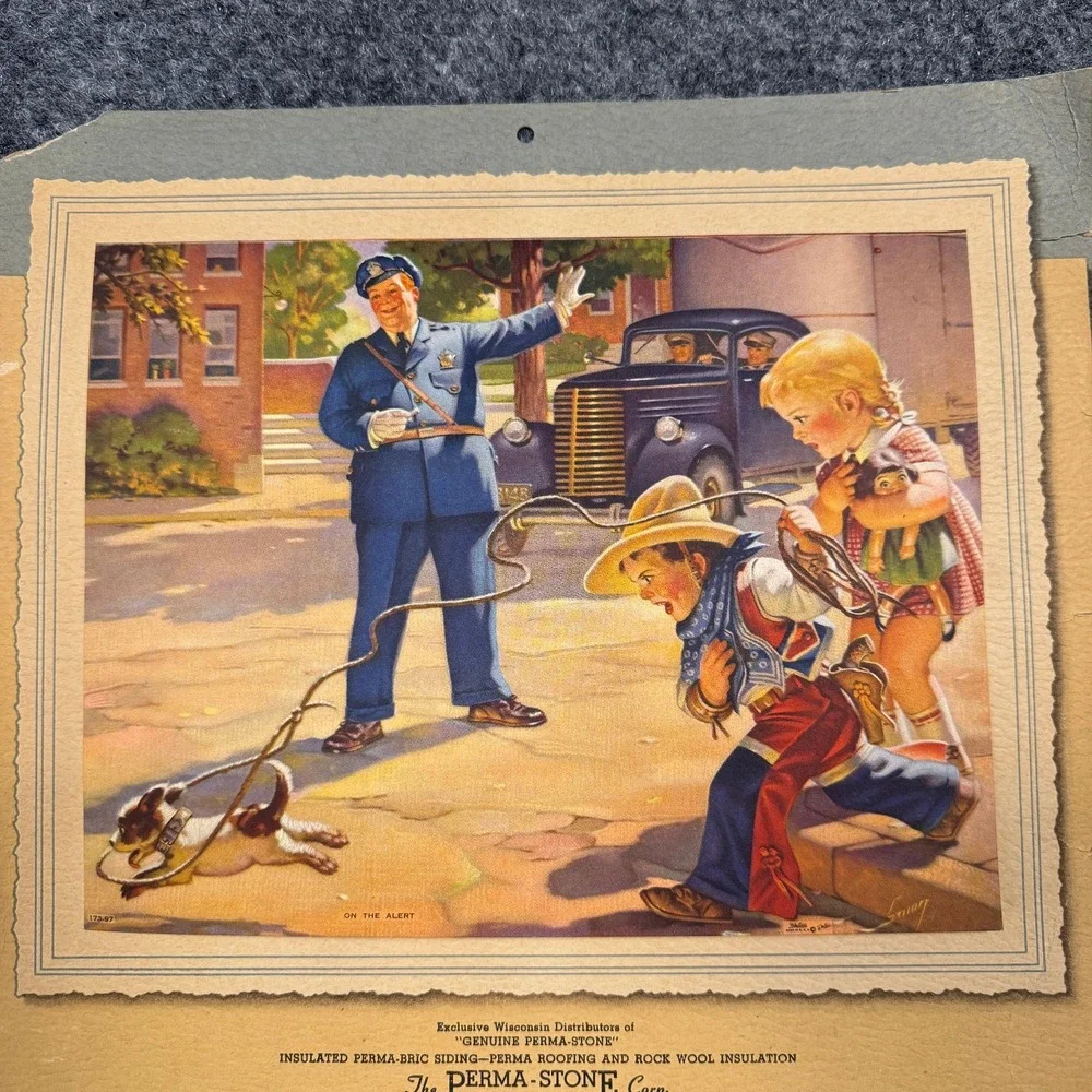 The Perma-Stone Corp alert vintage